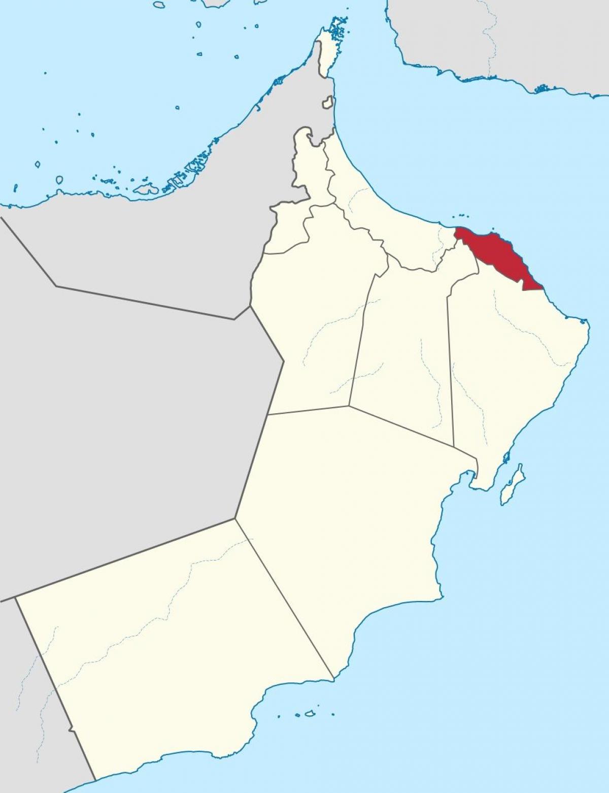muscat Оман газрын зураг дээр